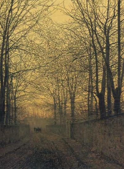 Atkinson Grimshaw October Gold china oil painting image